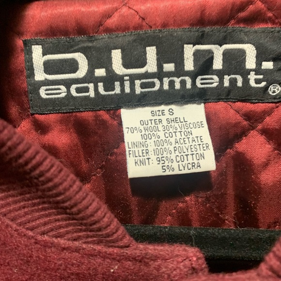 Vintage B.U.M. Equipment Varsity Jacket Size S - Picture 5 of 7